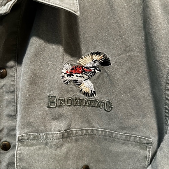 Vintage Browning Shooting Shirt Long Sleeve XL - Picture 4 of 4
